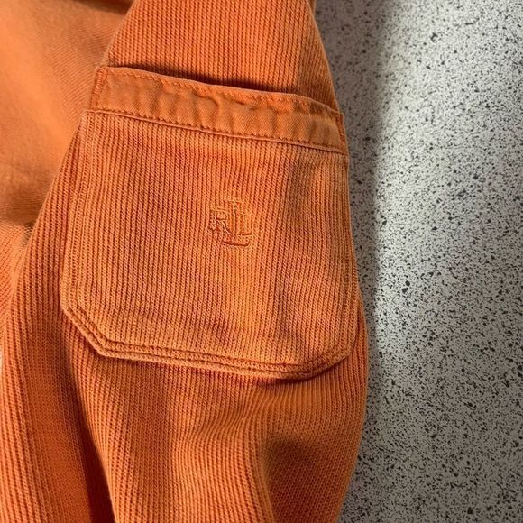 Lauren by Ralph Lauren orange cotton sweater - Picture 5 of 8